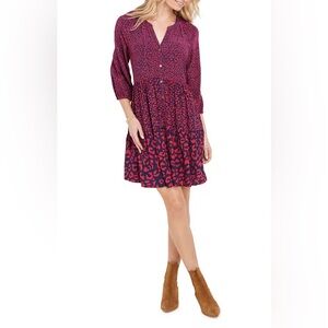 Vineyard Vines Pink and Blue Mini Dress